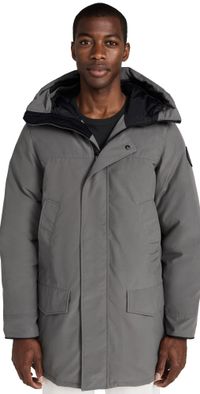 Canada Goose Black Disc Langford Parka Coastal Grey-Gris cotier S