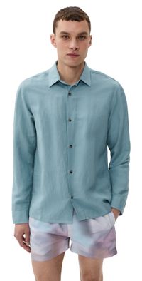 AUTO-REPLY Andrew Linen Shirt Surf S