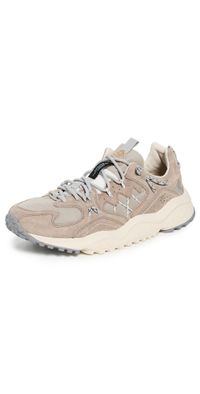 Flower Mountain Yamabushi Sneakers Suede/Nylon Light Grey 40