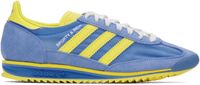 Sporty & Rich Baskets SL72 jaune et bleu édition adidas Originals