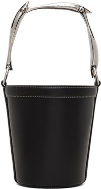 Bottega Veneta Black Sardine Bucket Bag