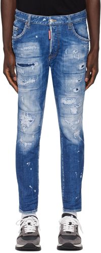 Dsquared2 Indigo Mended Skater Jeans