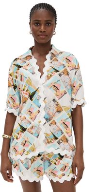 Seven Wonders Caterina Shirt Vacay Aqua XL