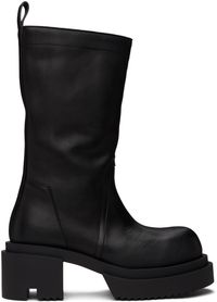 Rick Owens Bottes à enfiler noires à semelle Bogun - Lido
