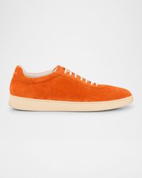 Men's Calfskin Low-Top Sneakers