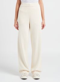 Adidas - Pantalon droit en coton - Taille L - Beige