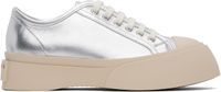 Marni Silver Pablo Lace-Up Sneakers