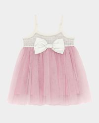 Girl's Bebe Jolie Tulle Dress, Size 3M-24M
