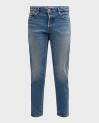Kendall Tapered Cropped Jeans