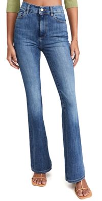 DL1961 Bridget Boot High Rise Instasculpt Jeans Admiral (Performance) 32