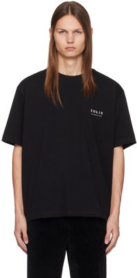 Solid Homme Black 'Commuter' T-Shirt