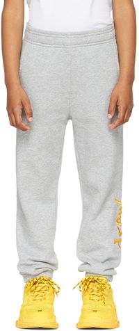 drew house Enfant | Pantalon de survêtement gris à logo griffonné exclusif à SSENSE