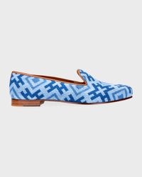 Harlow Needlepoint Smoking Loafers