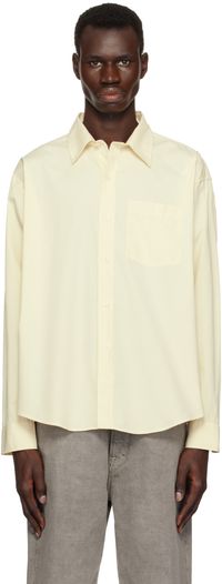 mfpen Chemise Executive jaune en popeline