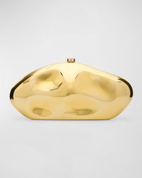 The Caldera Metallic Clutch Bag
