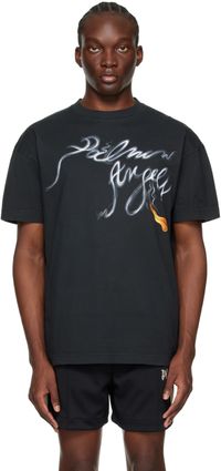 Palm Angels Black Foggy T-Shirt