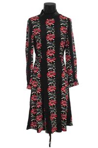 Lk Bennett - Seconde Main - Robe en soie - Taille XS - Noir