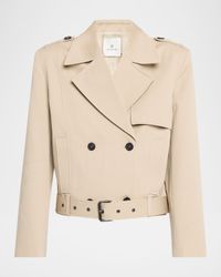 Greer Cropped Trench Coat