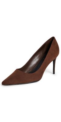 Black Suede Studio Amaya Pumps 80mm Brownie 35.5
