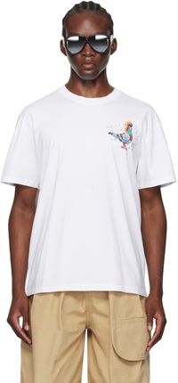 JW Anderson White Printed T-Shirt