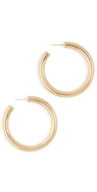Jennifer Fisher 1.5 Samira Baby Hoops Yellow Gold One Size