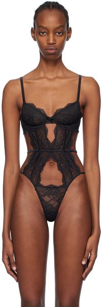Fleur du Mal Black Naomi Bodysuit