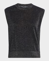 Metallic Knit Tank Top