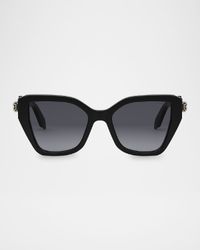 Serpenti Acetate Butterfly Sunglasses