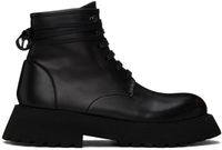 Marsèll Black Micarro Lace-Up Ankle Boots