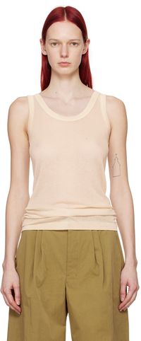 LEMAIRE Off-White Seamless Tank Top
