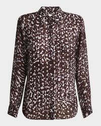 Chowy Polka-Dot Button-Down Shirt