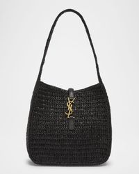 Le 5 A 7 Small Hobo Bag in Raffia