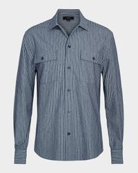 Men's Double Patch Pocket Sport Shirt