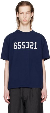 UNDERCOVER Navy Embroidered T-Shirt