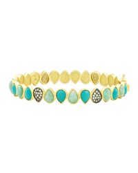 Teardrop Hinge Bangle
