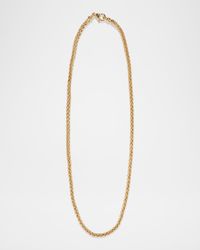 18K Small Woven Chain Necklace