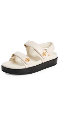 Tory Burch Kira Sport Sandals New Ivory 11
