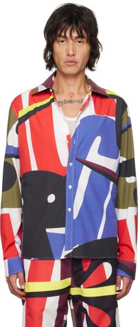 Walter Van Beirendonck Multicolor Star Shirt
