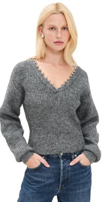 BLANKNYC Silver Lining Sweater Grey L