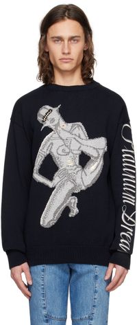 Stella McCartney Black Embroidered Sweater