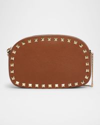 Rockstud Mini Leather Crossbody Bag
