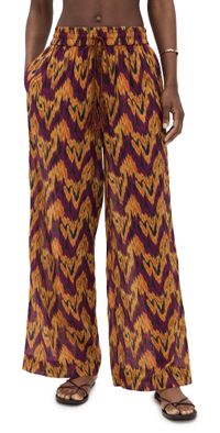 Ulla Johnson Azra Wide Leg Pants Coverup Terra XL
