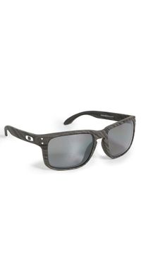 Oakley Holbrook Polarized Sunglasses Woodgrain/Prizm Black Plz One Size