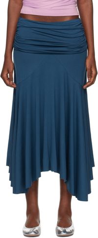 Gimaguas Navy Fortuna Midi Skirt