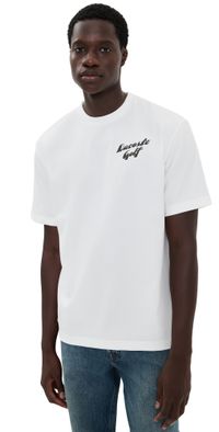 Lacoste Golf Print Jersey Tee Flour M