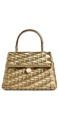 Cult Gaia Nano Sybil Crossbody Bag Brushed Brass One Size