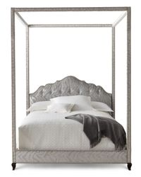 Athena Zebra California King Canopy Bed