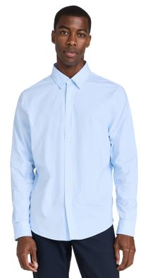 Rhone Commuter Shirt Classic Fit Blue Stripe S