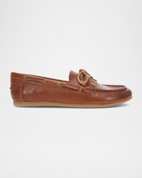 Naya Leather Boat Loafers