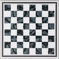 Versace Black Barocco Checkers & Chess Set